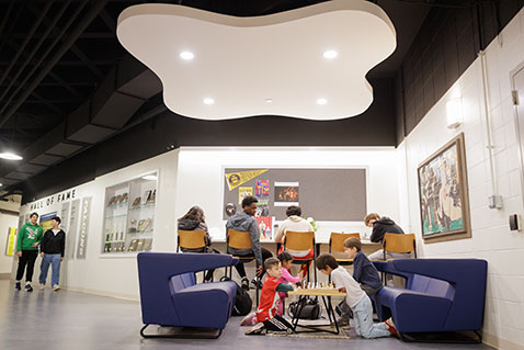 Students studying together. Link to Life Stage Gift Planner Under Age 45 Situations.